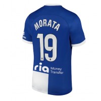 Echipament fotbal Atletico Madrid Alvaro Morata #19 Tricou Deplasare 2023-24 maneca scurta
